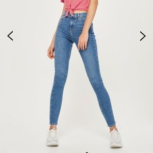 Topshop Mid Blue Jamie Jeans